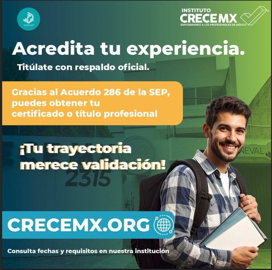 Curso Crece MX Acuerdo 286 